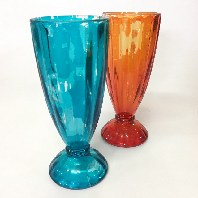 GLASSWARE, Milkshake Glass, Coloured Glass